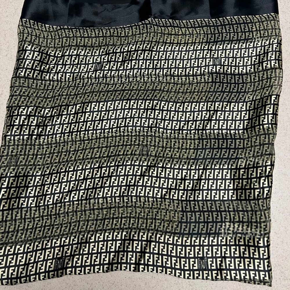 Fendi Silk Scarf/Headwrap AUTHENTIC